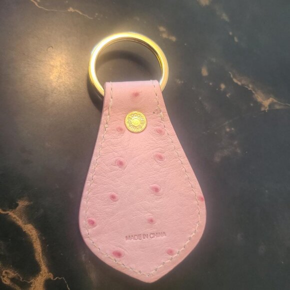 Dooney Bourke Rose Pink Gold Keyring Keychain - Picture 3 of 4